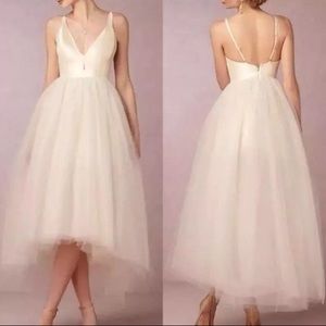 Simple and elegant custom made wedding/ prom dress